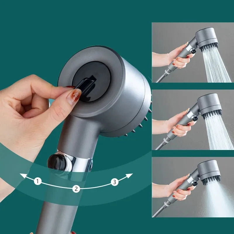 4 Modes Shower Head